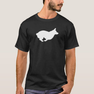 Corgi Running Silhouette Profile Corgi Owners T Shirt