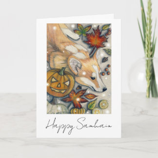 Corgi Samhain-kort Kort