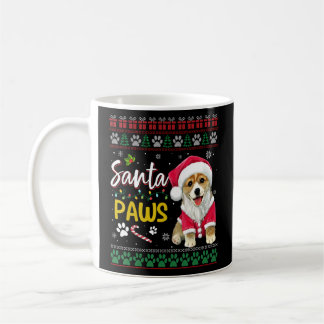 Corgi Santa Hund Tass jul-Hund Christma Kaffemugg