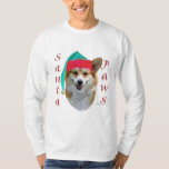 Corgi Santa Tassar t-shirt<br><div class="desc">Din favoritjultomte hund spelar Jultomten ~ eller Santa Tassar. Den här roligten av AKC hund aveln,  Pembroke Welsh Corgi,  är en unik julklapp. Orsaken till säsongen är din Pembroke Welsh Corgi. Ge är en av dessa unika helgdag för alla hund älskare inför jul,  Chanukah,  Kwanza med mera..</div>