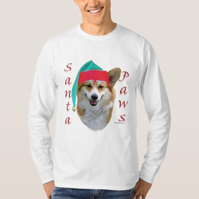 Corgi Santa Tassar t-shirt (Framsida)