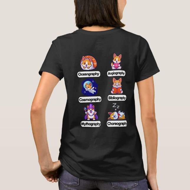 Corgi Sciences t-shirt (Baksida)