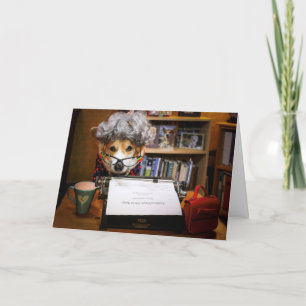 Corgi Secretary Birthday kort