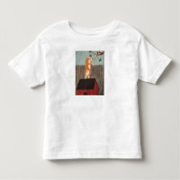 Corgi siktar slangbella mot katt T-Shirt