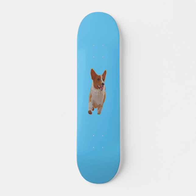 corgi skateboard (Framsida)