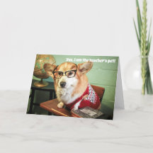 Corgi skol-/lärarkort