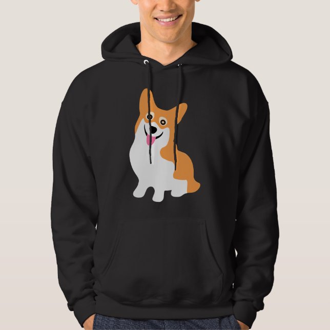 Corgi Smile Hoodie (Framsida)