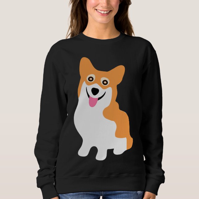 Corgi Smile T Shirt (Framsida)