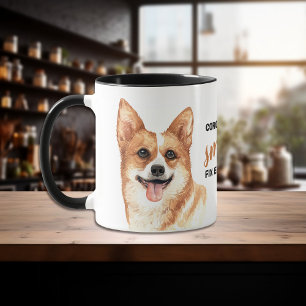 Corgi Smiles Åtgärda allt Mugg