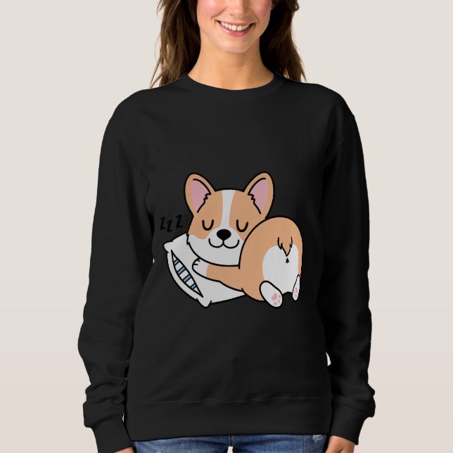 Corgi Snooze T Shirt (Framsida)