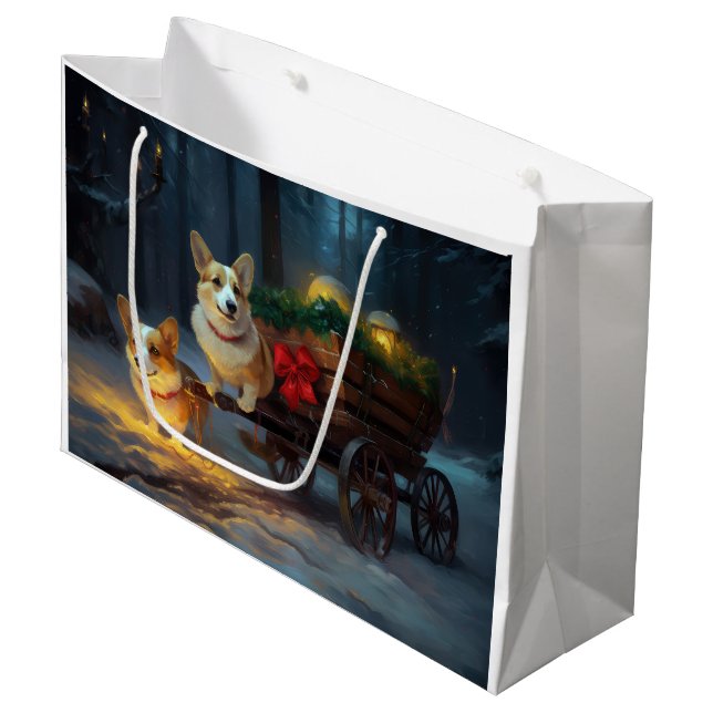 Corgi Snowy Sleigh-juldekretet (Framsidan Vinklad)