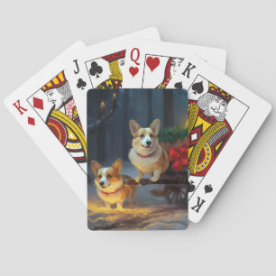 Corgi Snowy Sleigh-juldekretet Casinokort