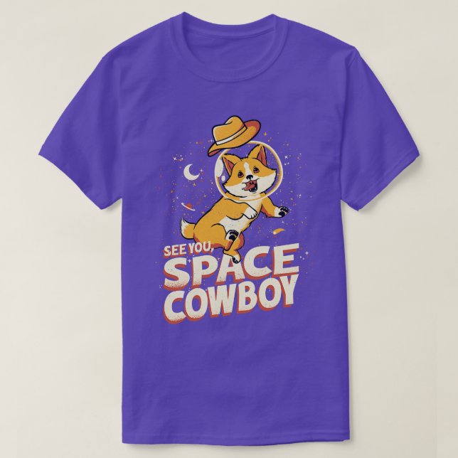 Corgi Space Cowboy av Tobe Fonseca T Shirt (Design framsida)