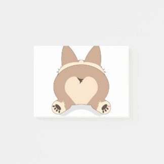 Corgi Sploot Post-it Block