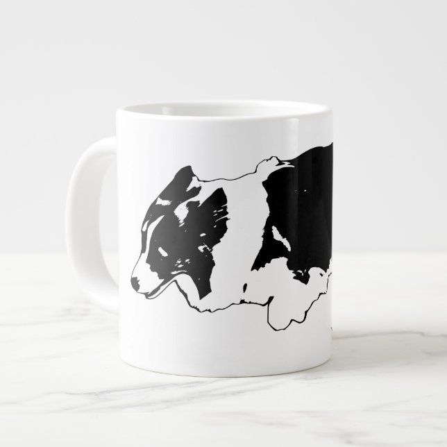 Corgi sprint, vinterglans jumbo mugg (Framsida vänster)