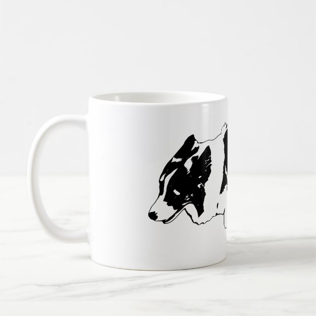 Corgi sprint, vinterglans kaffemugg (Vänster)
