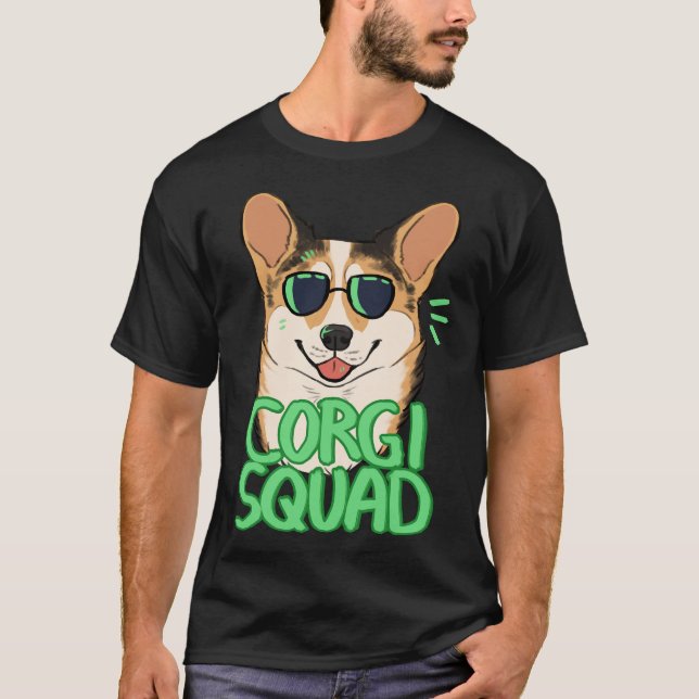 Corgi Squad Sable T Shirt (Framsida)