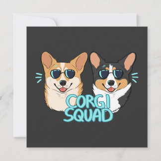 Corgi Squad The Doctor And The Queen Inbjudningar