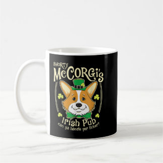 Corgi St. Patrick's Day Irish Pub Kaffemugg