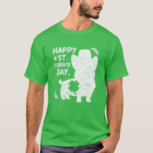 Corgi St Patricks Day Lucky Mamma Mamma T Shirt
