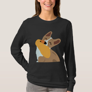Corgi Sticker T Shirt