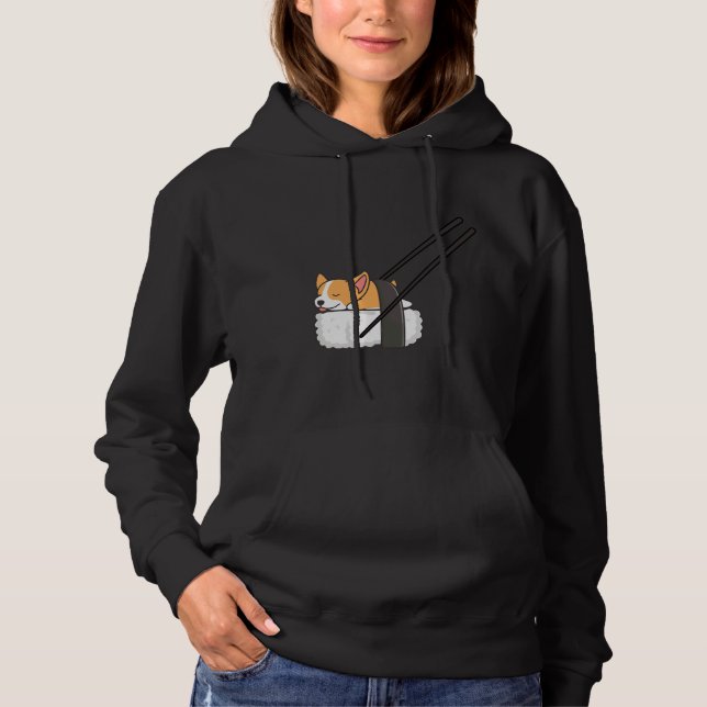 Corgi Sushi 1217 T Shirt (Framsida)