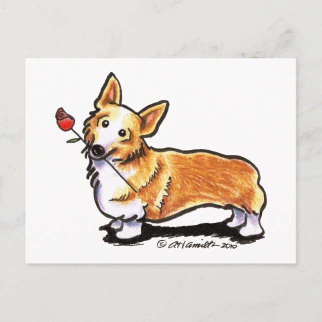 Corgi Swehoney Vykort (Framsida)