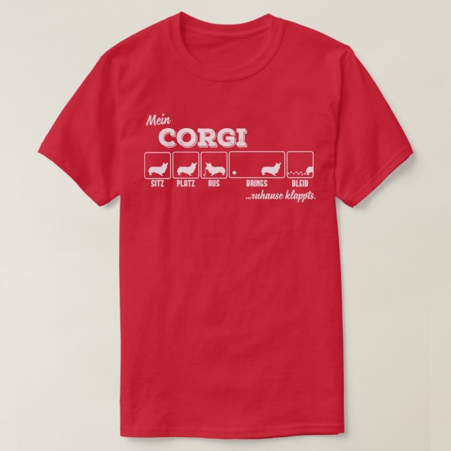 Corgi T Shirt (Design framsida)
