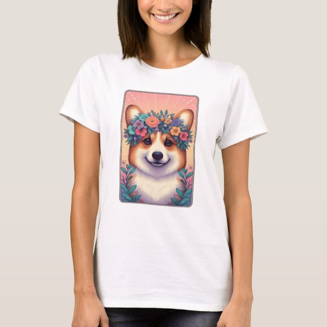 Corgi Tarot T-Shirt (Framsida)