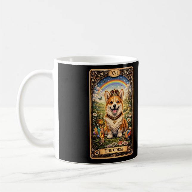 Corgi Tarotkortet Kaffemugg (Vänster)