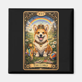 Corgi Tarotkortet Magnet