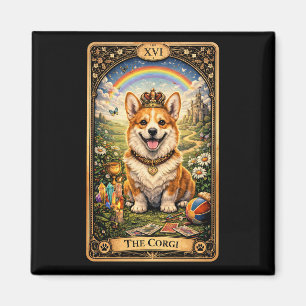 Corgi Tarotkortet Magnet