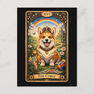 Corgi Tarotkortet Vykort