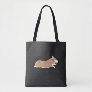 Corgi Tote Bag Tygkasse