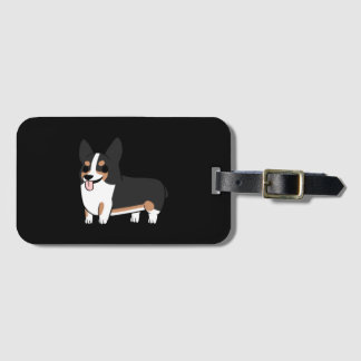 Corgi tricolore bagagebricka
