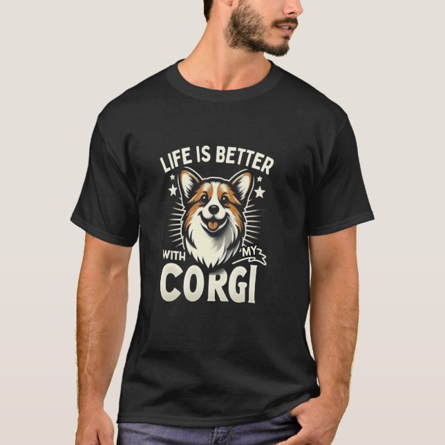 Corgi Tröja Corgi Älskare Corgis Corgi (Framsida)