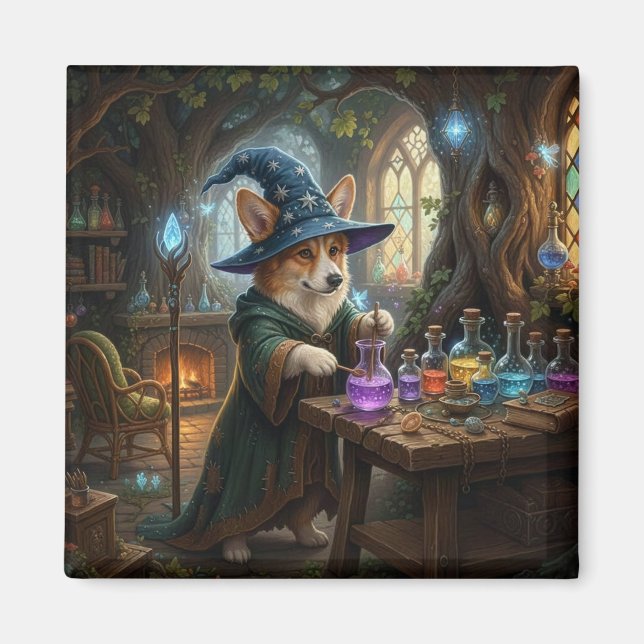 Corgi Trolldrycks Mästare Magnet (Framsidan)