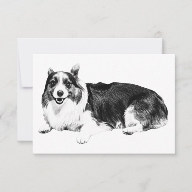 Corgi Tyst Tacksamhet Tack Kort (Framsida)