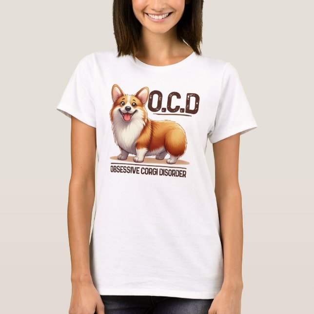 Corgi-uppskattning T Shirt (Framsida)