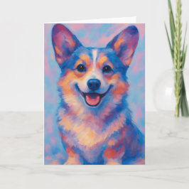 Corgi Välkomstkort Kort