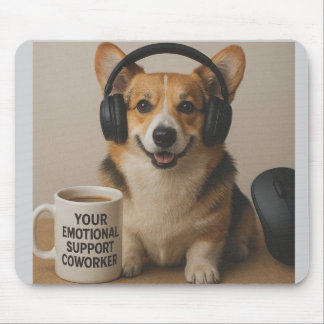 Corgi-valp Emotionellt Stöd Musmatta
