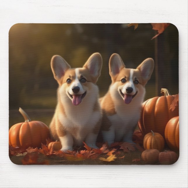 Corgi Valp Höstglädje Pumpa Musmatta (Framsidan)
