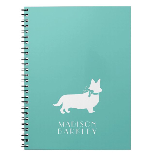 Corgi-valp Pembroke Welsh Notebook Anteckningsbok (Framsidan)