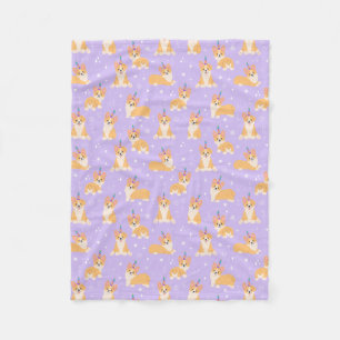 Corgi Valps Fleece Blanket