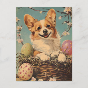 Corgi Vintage Påsk Vykort