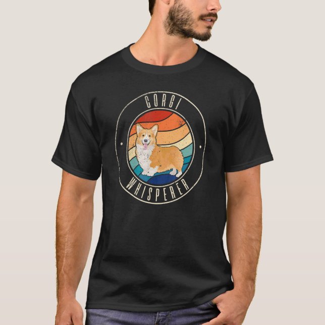 Corgi-viskaren T Shirt (Framsida)