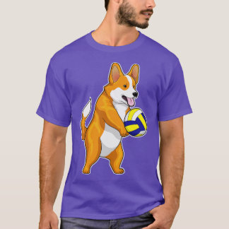 Corgi Volleyball T Shirt