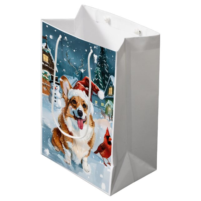 Corgi Winter Wonderland jul Joy (Framsidan Vinklad)