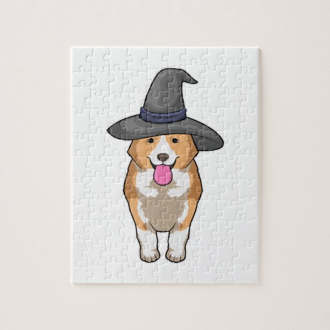 Corgi Witch Pussel (Vertikal)
