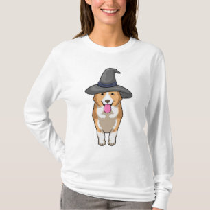 Corgi Witch T Shirt